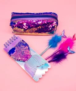 Bewaltz Stationery Mermaid Trio Notebook, Pouch & Pen Set