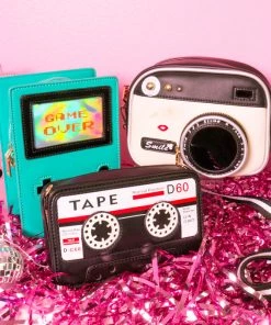 Bewaltz Retro 8-Bit Gamer Handbag Pink