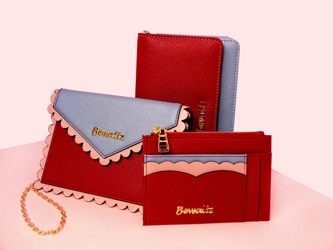 Bewaltz Ella Scallop Card Holders New