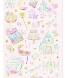 Bewaltz Stationery Pink Furry Notebook, Cat Paw Pen And Sticker Set