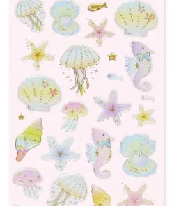 Bewaltz Stationery Purple Furry Notebook, Cat Paw Pen And Sticker Set