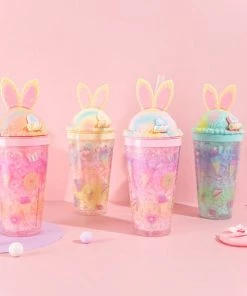 Bewaltz Sweets Rainbow Bunny Tumbler - Pink New