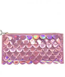 Bewaltz Holographic Scales Pencil Pouch - Pink Sale