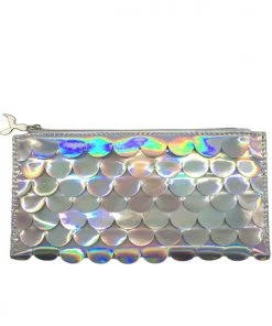 Bewaltz Holographic Scales Pencil Pouch - Silver