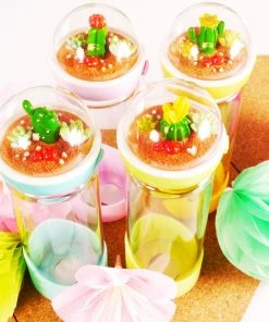 Bewaltz Cactus Glass Water Bottle Drinkware