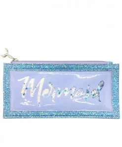 Bewaltz Floating Glitter Mermaid Pencil Pouch
