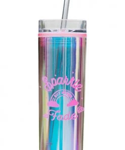 Bewaltz Holographic Unicorn Tumbler - Pink Sparkle
